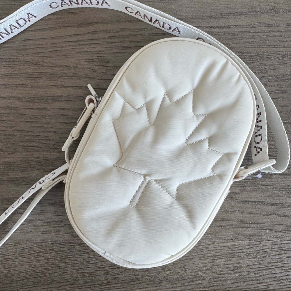 White Quilted Crossbody Bag